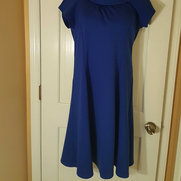 Coldwater Creek Beautiful Blue dress size 16 - Picture 2 of 8